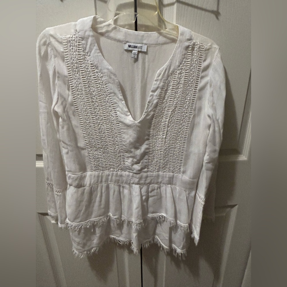 Final Price!! William Rast white blouse Size Small